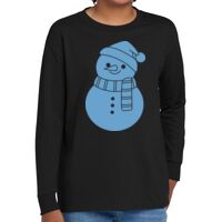 Youth Heavy Cotton 100% Cotton Long Sleeve T Shirt Thumbnail