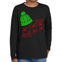 Youth Heavy Cotton 100% Cotton Long Sleeve T Shirt Thumbnail