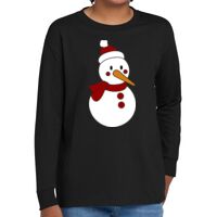 Youth Heavy Cotton 100% Cotton Long Sleeve T Shirt Thumbnail