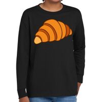 Youth Heavy Cotton 100% Cotton Long Sleeve T Shirt Thumbnail