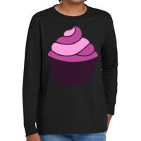 Youth Heavy Cotton 100% Cotton Long Sleeve T Shirt Thumbnail