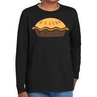 Youth Heavy Cotton 100% Cotton Long Sleeve T Shirt Thumbnail