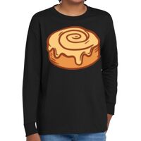 Youth Heavy Cotton 100% Cotton Long Sleeve T Shirt Thumbnail