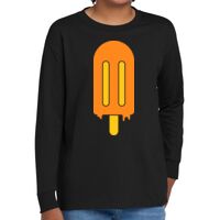 Youth Heavy Cotton 100% Cotton Long Sleeve T Shirt Thumbnail