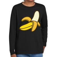 Youth Heavy Cotton 100% Cotton Long Sleeve T Shirt Thumbnail