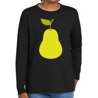 Youth Heavy Cotton 100% Cotton Long Sleeve T Shirt Thumbnail