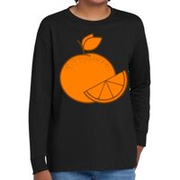 Youth Heavy Cotton 100% Cotton Long Sleeve T Shirt Thumbnail