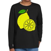 Youth Heavy Cotton 100% Cotton Long Sleeve T Shirt Thumbnail