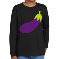 Youth Heavy Cotton 100% Cotton Long Sleeve T Shirt Thumbnail