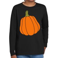Youth Heavy Cotton 100% Cotton Long Sleeve T Shirt Thumbnail
