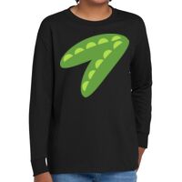 Youth Heavy Cotton 100% Cotton Long Sleeve T Shirt Thumbnail