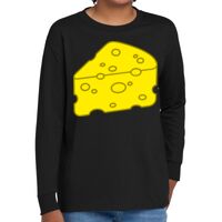 Youth Heavy Cotton 100% Cotton Long Sleeve T Shirt Thumbnail
