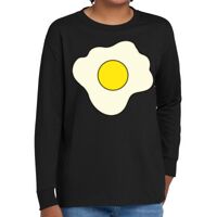 Youth Heavy Cotton 100% Cotton Long Sleeve T Shirt Thumbnail