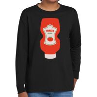 Youth Heavy Cotton 100% Cotton Long Sleeve T Shirt Thumbnail
