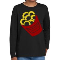 Youth Heavy Cotton 100% Cotton Long Sleeve T Shirt Thumbnail