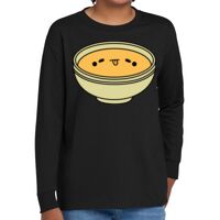 Youth Heavy Cotton 100% Cotton Long Sleeve T Shirt Thumbnail