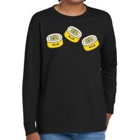 Youth Heavy Cotton 100% Cotton Long Sleeve T Shirt Thumbnail
