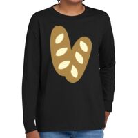 Youth Heavy Cotton 100% Cotton Long Sleeve T Shirt Thumbnail