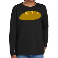 Youth Heavy Cotton 100% Cotton Long Sleeve T Shirt Thumbnail