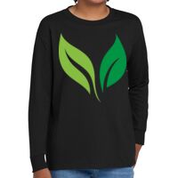 Youth Heavy Cotton 100% Cotton Long Sleeve T Shirt Thumbnail