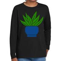 Youth Heavy Cotton 100% Cotton Long Sleeve T Shirt Thumbnail