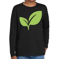 Youth Heavy Cotton 100% Cotton Long Sleeve T Shirt Thumbnail