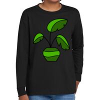 Youth Heavy Cotton 100% Cotton Long Sleeve T Shirt Thumbnail