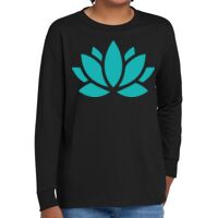 Youth Heavy Cotton 100% Cotton Long Sleeve T Shirt Thumbnail