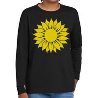 Youth Heavy Cotton 100% Cotton Long Sleeve T Shirt Thumbnail