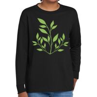 Youth Heavy Cotton 100% Cotton Long Sleeve T Shirt Thumbnail