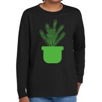 Youth Heavy Cotton 100% Cotton Long Sleeve T Shirt Thumbnail