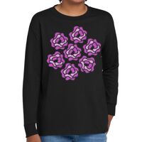 Youth Heavy Cotton 100% Cotton Long Sleeve T Shirt Thumbnail