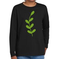 Youth Heavy Cotton 100% Cotton Long Sleeve T Shirt Thumbnail
