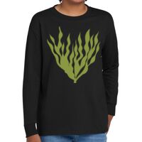 Youth Heavy Cotton 100% Cotton Long Sleeve T Shirt Thumbnail