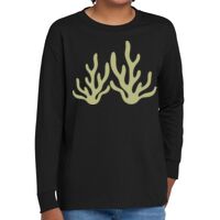 Youth Heavy Cotton 100% Cotton Long Sleeve T Shirt Thumbnail