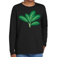 Youth Heavy Cotton 100% Cotton Long Sleeve T Shirt Thumbnail