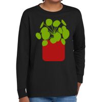 Youth Heavy Cotton 100% Cotton Long Sleeve T Shirt Thumbnail