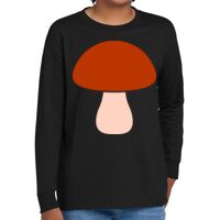 Youth Heavy Cotton 100% Cotton Long Sleeve T Shirt Thumbnail