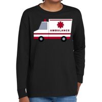 Youth Heavy Cotton 100% Cotton Long Sleeve T Shirt Thumbnail