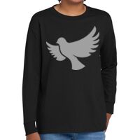 Youth Heavy Cotton 100% Cotton Long Sleeve T Shirt Thumbnail