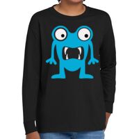 Youth Heavy Cotton 100% Cotton Long Sleeve T Shirt Thumbnail
