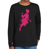 Youth Heavy Cotton 100% Cotton Long Sleeve T Shirt Thumbnail
