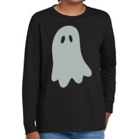 Youth Heavy Cotton 100% Cotton Long Sleeve T Shirt Thumbnail