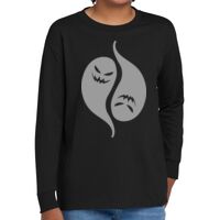 Youth Heavy Cotton 100% Cotton Long Sleeve T Shirt Thumbnail