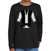 Youth Heavy Cotton 100% Cotton Long Sleeve T Shirt Thumbnail