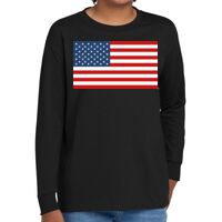 Youth Heavy Cotton 100% Cotton Long Sleeve T Shirt Thumbnail