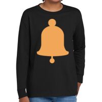 Youth Heavy Cotton 100% Cotton Long Sleeve T Shirt Thumbnail
