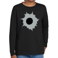 Youth Heavy Cotton 100% Cotton Long Sleeve T Shirt Thumbnail