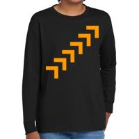 Youth Heavy Cotton 100% Cotton Long Sleeve T Shirt Thumbnail