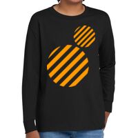 Youth Heavy Cotton 100% Cotton Long Sleeve T Shirt Thumbnail